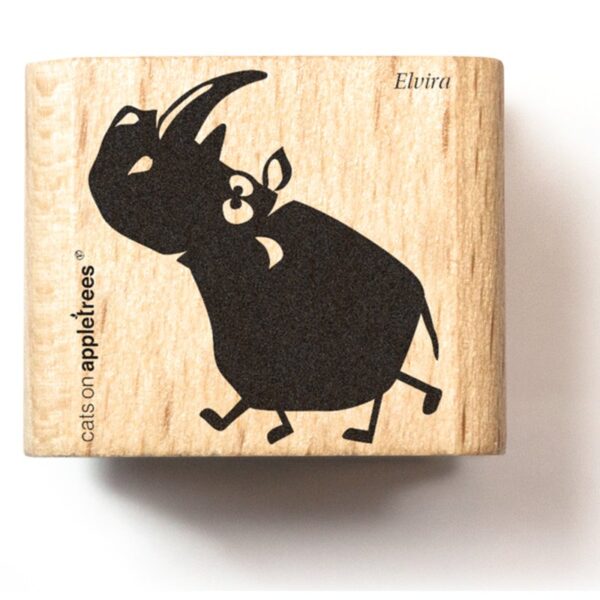 Stempel nashorn elvira 2 Erdbeerpunkt Online Shop Schweiz