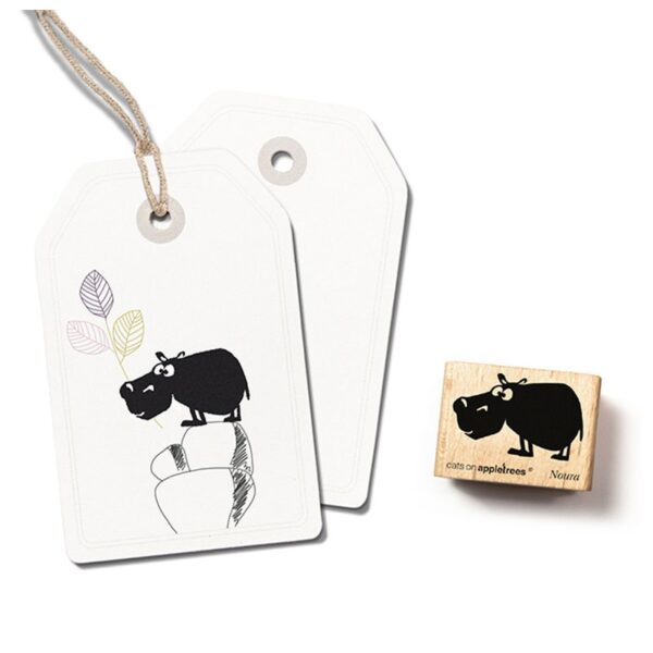 Stempel nilpferd noura Erdbeerpunkt Online Shop Schweiz