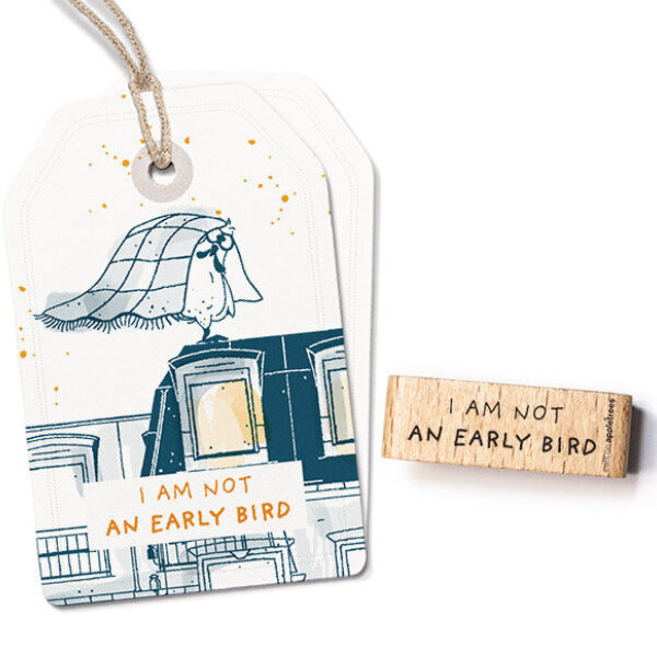 Stempel not an early bird Erdbeerpunkt Online Shop Schweiz