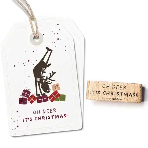 Stempel oh deer its christmas Erdbeerpunkt Online Shop Schweiz