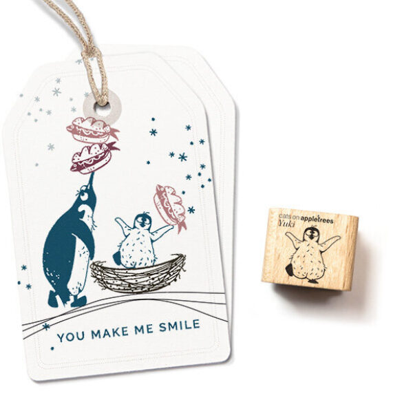 Stempel pinguin yuki Erdbeerpunkt Online Shop Schweiz