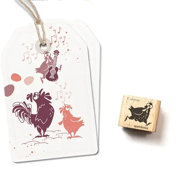 Stempel rennendes huhn cosima Erdbeerpunkt Online Shop Schweiz