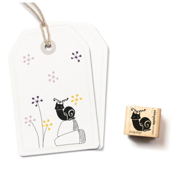 Stempel schnecke ermelind Erdbeerpunkt Online Shop Schweiz