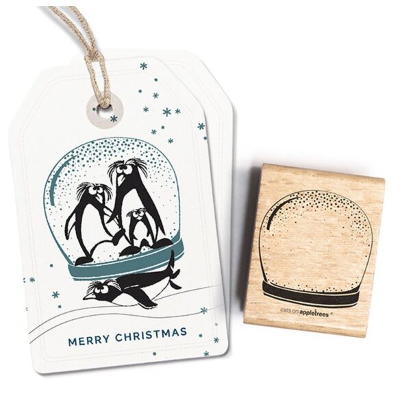 Stempel schneekugel 2 gross Erdbeerpunkt Online Shop Schweiz