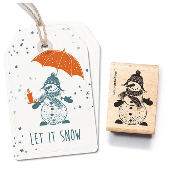 Stempel schneemannfrau Erdbeerpunkt Online Shop Schweiz