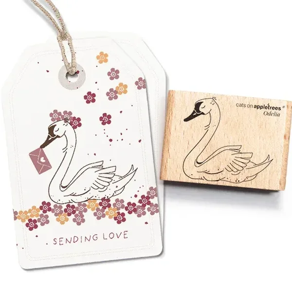 Stempel schwan odelia Erdbeerpunkt Online Shop Schweiz