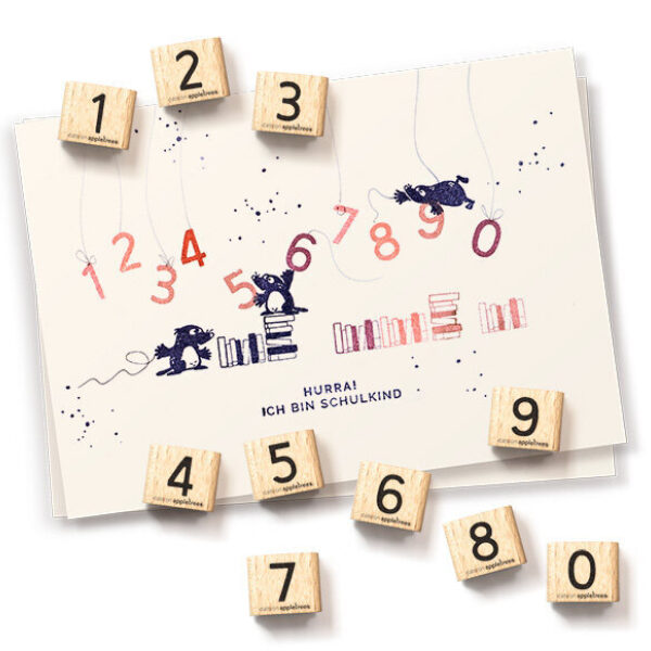 Stempel set zahlen 0 9 no 3 Erdbeerpunkt Online Shop Schweiz