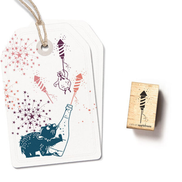 Stempel silvesterrakete Erdbeerpunkt Online Shop Schweiz