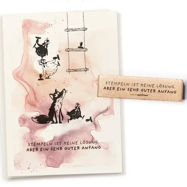 Stempel stempeln ist keine loesung Erdbeerpunkt Online Shop Schweiz