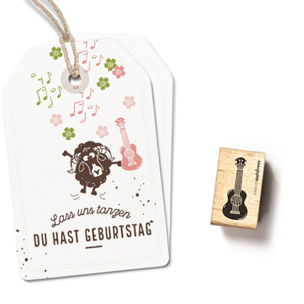 Stempel ukulele Erdbeerpunkt Online Shop Schweiz
