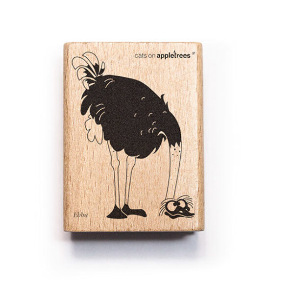 Stempel vogel strauss ebba 2 Erdbeerpunkt Online Shop Schweiz