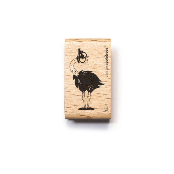 Stempel vogel strauss elin 2 Erdbeerpunkt Online Shop Schweiz