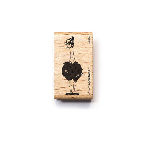Stempel vogel strauss matti 2 Erdbeerpunkt Online Shop Schweiz