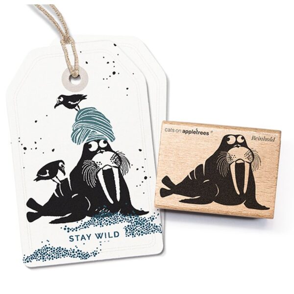 Stempel walross reinhold Erdbeerpunkt Online Shop Schweiz