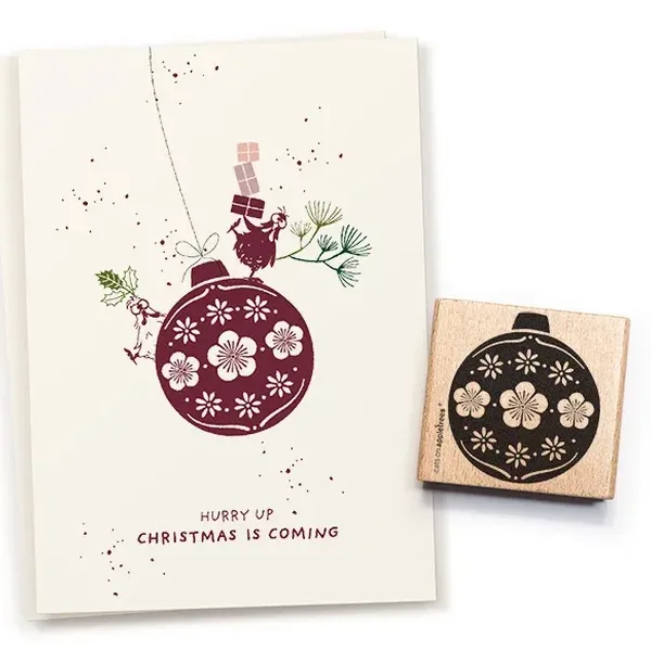 Stempel weihnachtskugel 12 Erdbeerpunkt Online Shop Schweiz