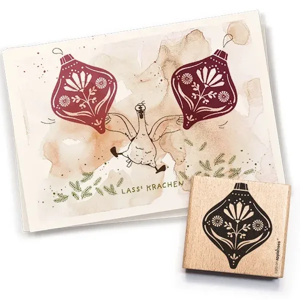 Stempel weihnachtskugel 13 Erdbeerpunkt Online Shop Schweiz