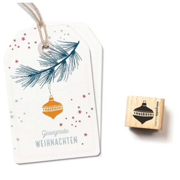 Stempel weihnachtskugel 5 Erdbeerpunkt Online Shop Schweiz