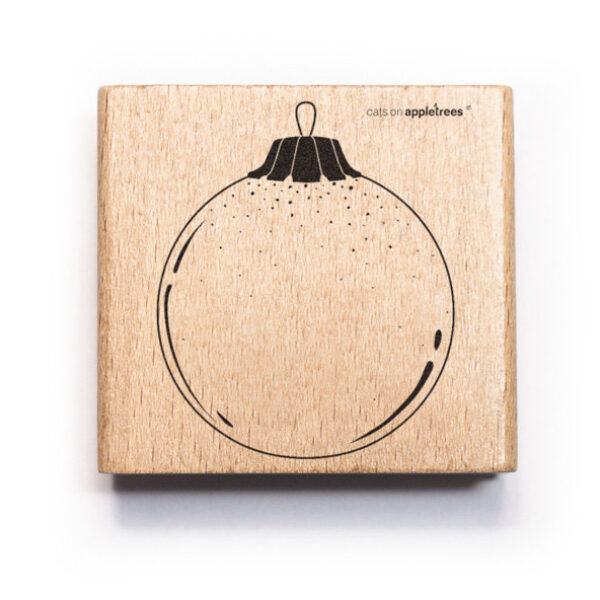 Stempel weihnachtskugel 7 outline 2 Erdbeerpunkt Online Shop Schweiz