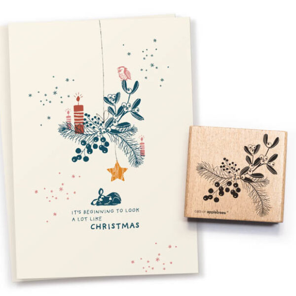 Stempel weihnachtszweig 28108 Erdbeerpunkt Online Shop Schweiz