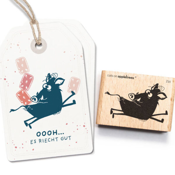 Stempel wildschwein titi 28116 Erdbeerpunkt Online Shop Schweiz