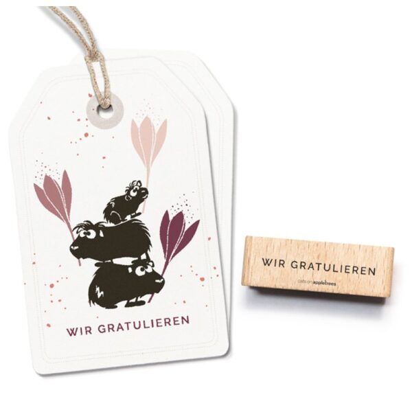 Stempel wir gratulieren 27646 Erdbeerpunkt Online Shop Schweiz