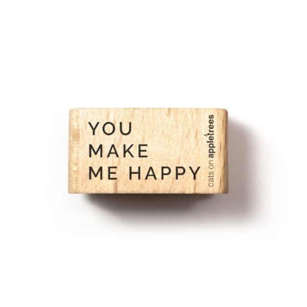 Stempel you make me happy 2 Erdbeerpunkt Online Shop Schweiz