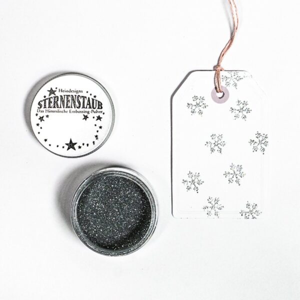 Sternenstaub embossing pulver super silber Erdbeerpunkt Online Shop Schweiz
