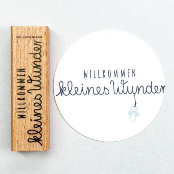 T080 willkommen kleines wunder perlenfischer stempel 01 jpg 1 Erdbeerpunkt Online Shop Schweiz