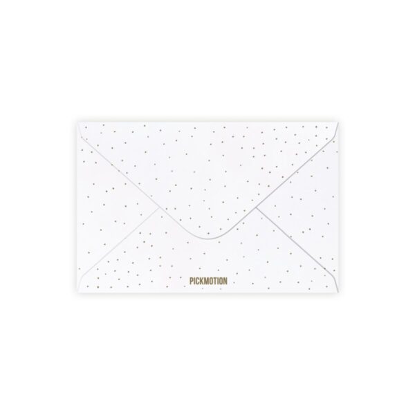 Umschlag kind mind postkarten gold dots Erdbeerpunkt Online Shop Schweiz