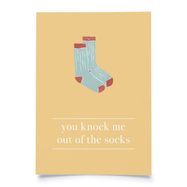 You knock me out of the socks Erdbeerpunkt Online Shop Schweiz